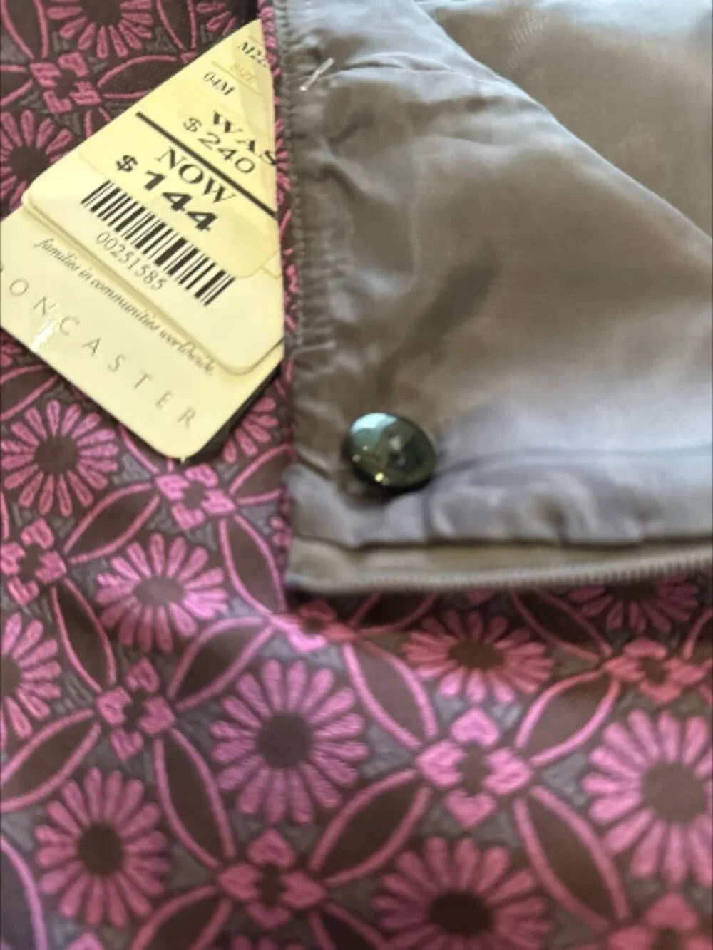 Doncaster Purple and Gray Paterened Pencil Skirt Size 4